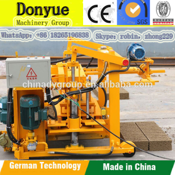 Small production machinery hollow block making machine no need pallet