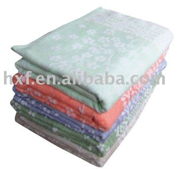 jacquard terry velour bath towels