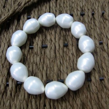 Large Pearl  Beads Bracelet for Wedding 2017