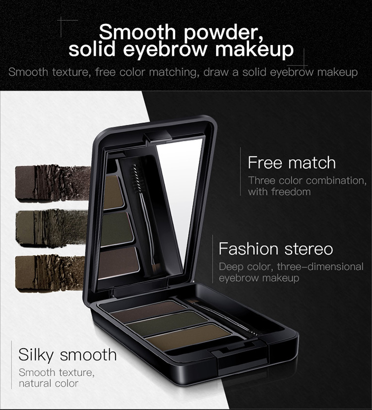 Brow makeup customized private label eyebrow powder palette your own eyebrow powder