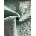 Ready-Goods 100% Cotton Crinkled Muslin Fabric Stock