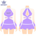 Goed materiaal off-shoulder cheerleading uniformen