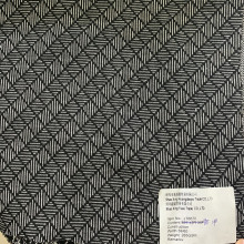Black and White Twill Checks Stripes 98T/2SP Fabric