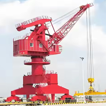 Single Beam Floating Dock Portal Crane