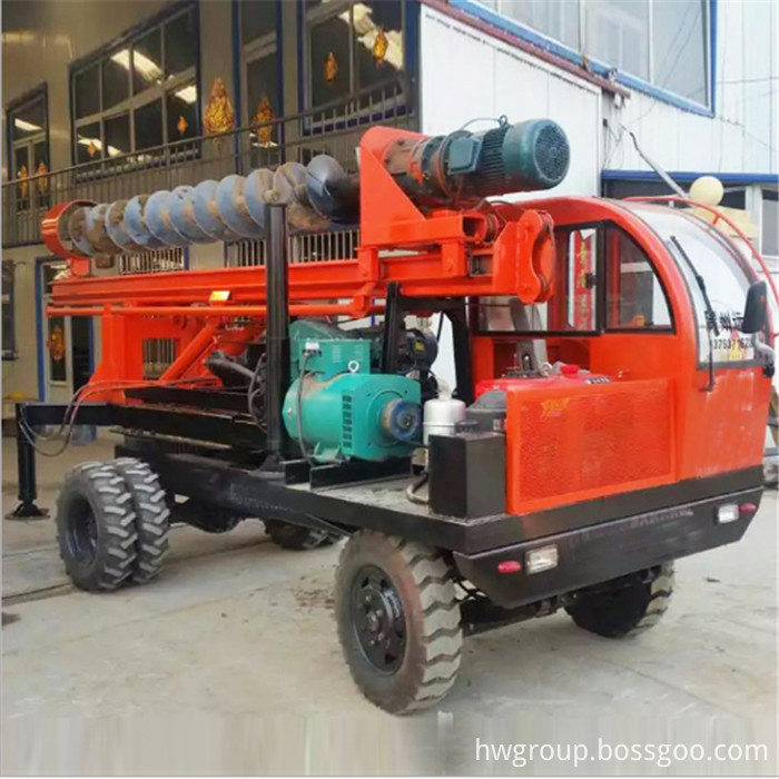 truck mounted pile driver1