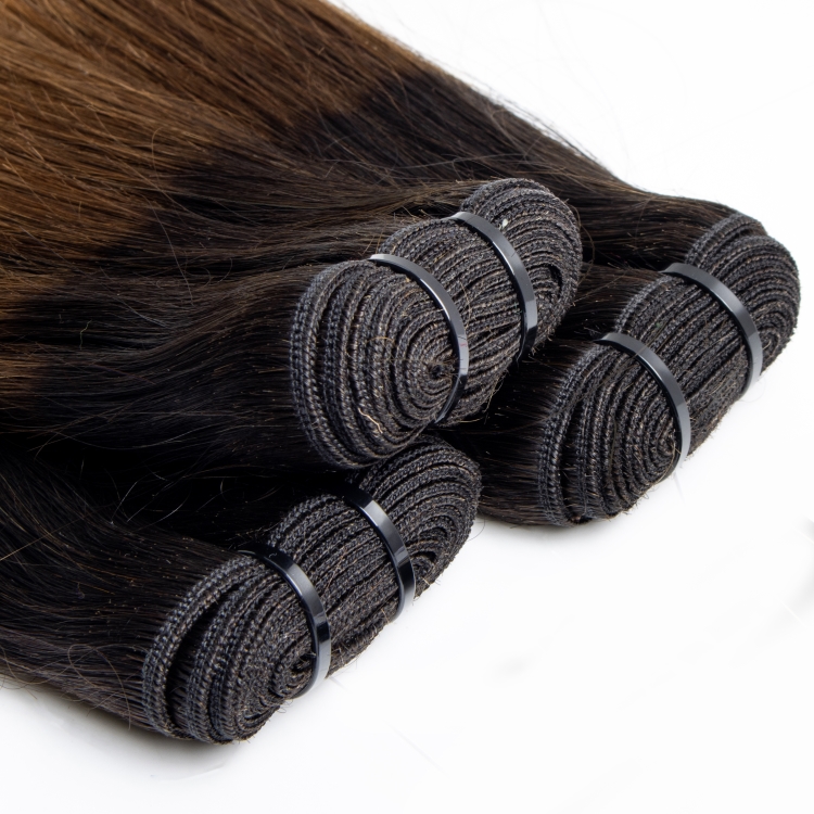 Brazilian Hair Bundles With Closure T1b/4/27 Ombre Color Human Hair 3 Bundles With Closure Remy 4x4 Lace Closure With Bundles