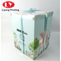 birthday cake gift packaging box with window