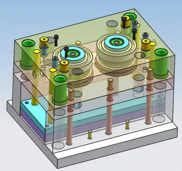Molde de injeção rosqueada2 Threaded Injection Mold2