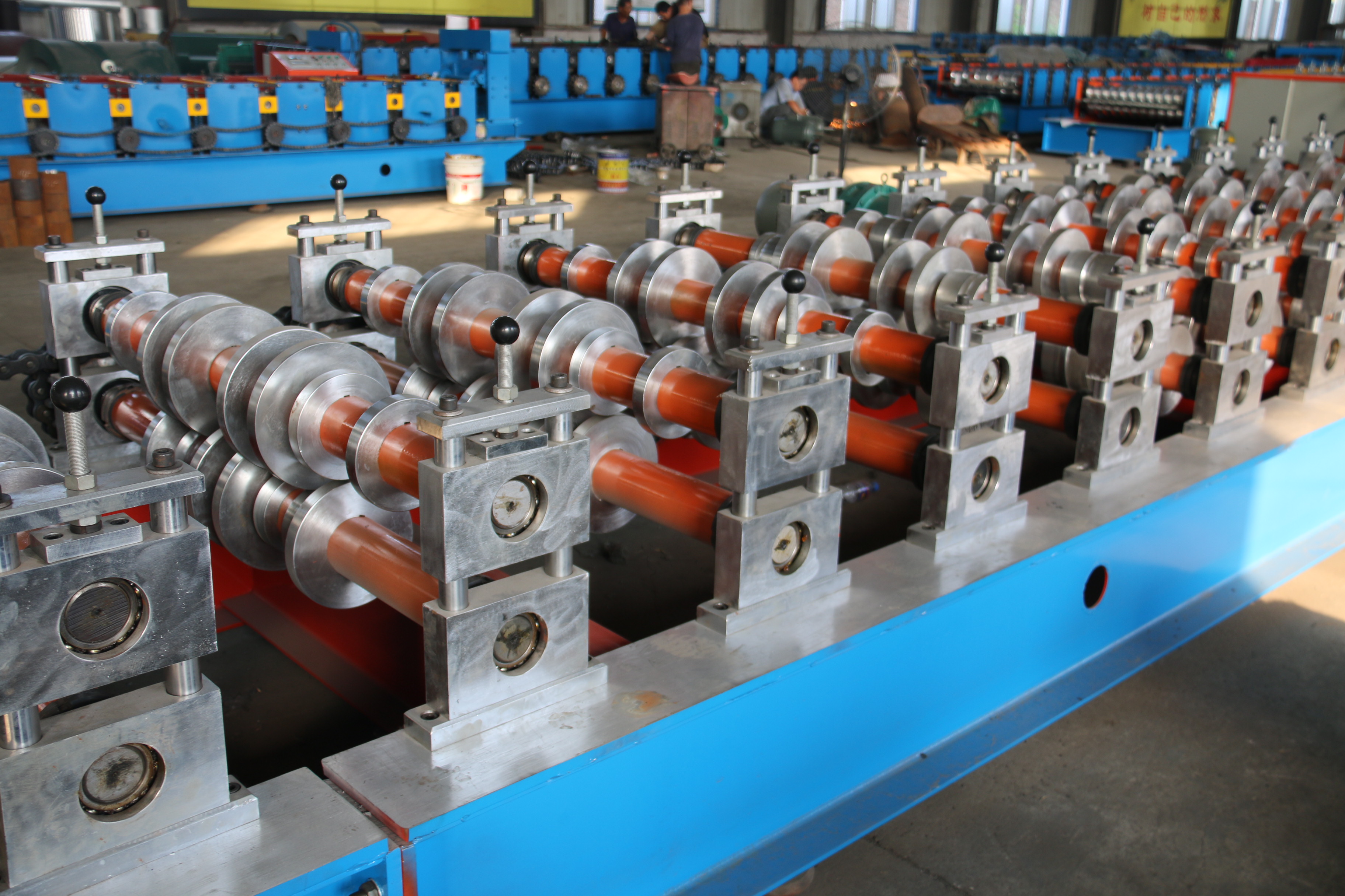 Metal Floor Decking Construction Panel Roll Forming Machine