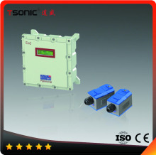 Explosion proof strap on liquid flowmeter