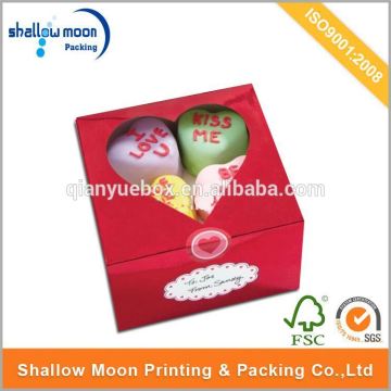 Wholesale customize candy box with clear window