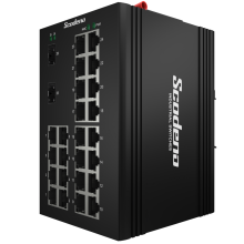 Comutadores Ethernet Industrial Gerenciados com 24 Portas OEM 10G