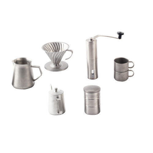 Coffee Barista Stainless Steel coffeeware set