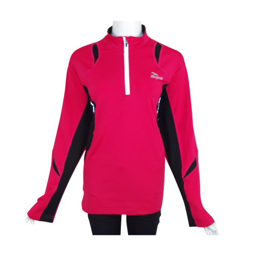 Womens Cycling Bike Running Thermo Half Zipper Top