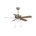 5-Blades Classic Decorative Ceiling Fan with LED Light