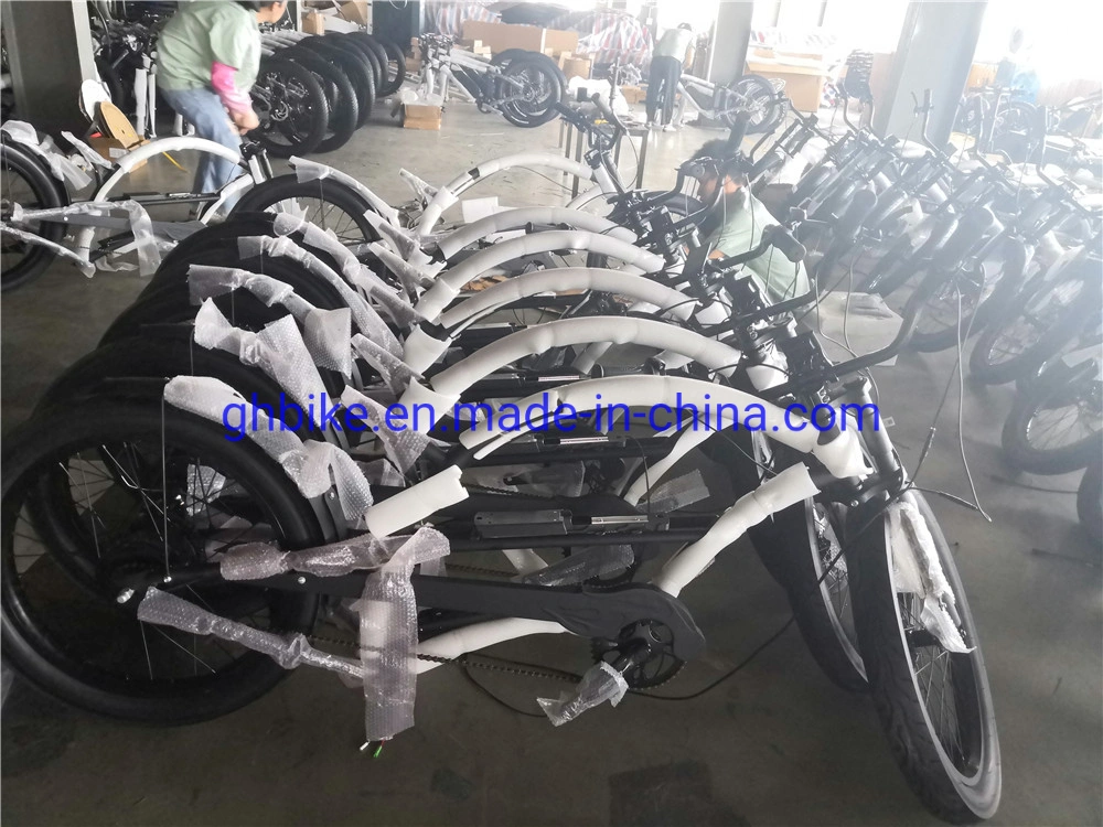 750W Beach Vintage Cruiser Retro Style Fat Tire E Bike