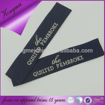 Garment accseeory custom clothes label / clothes label tag