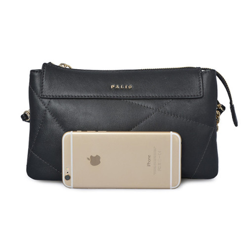 Medium Italian Leather Clutch Bag Side Purse Handbag