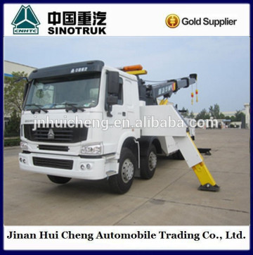 Howo 6x4 wrecker vehicle towing truck