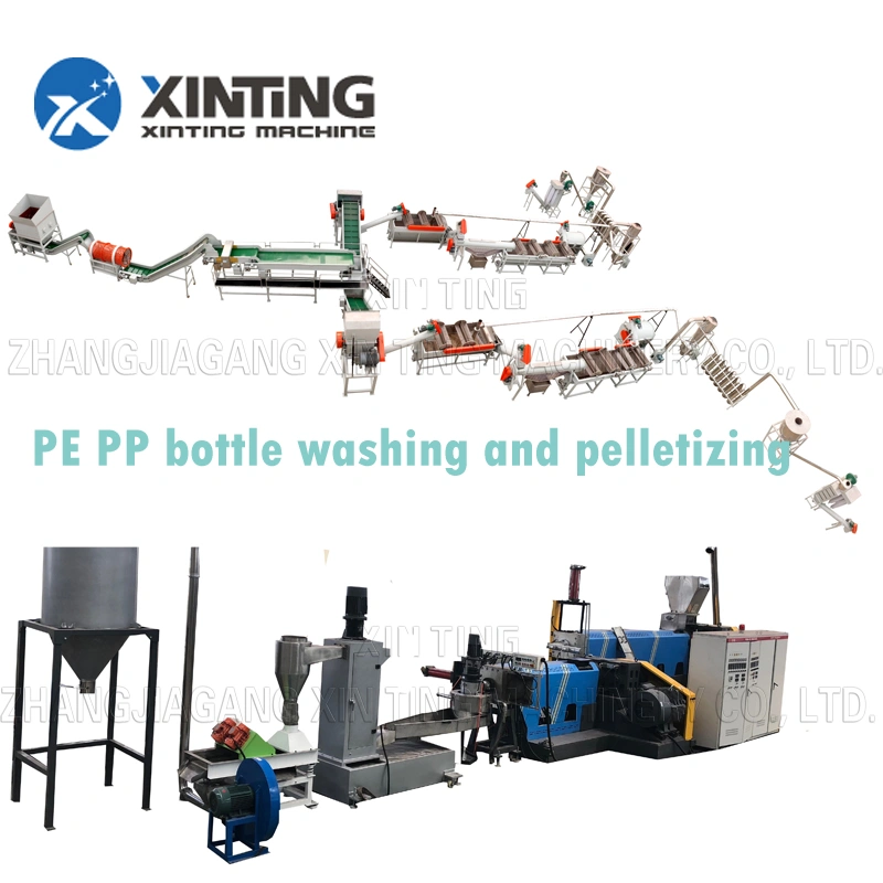 Hot Sale Machine to Recycle Plastic Water Bottles /Pet Bottle Plastic Granules Recycling Machine with Factory Price