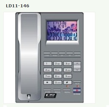 Calendar and real-time clock display basic phone