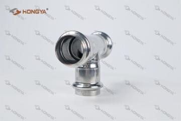 Stainless Steel Press Fitting Equal Tee