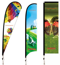 Fly Flag Banner Fiberglass Pole