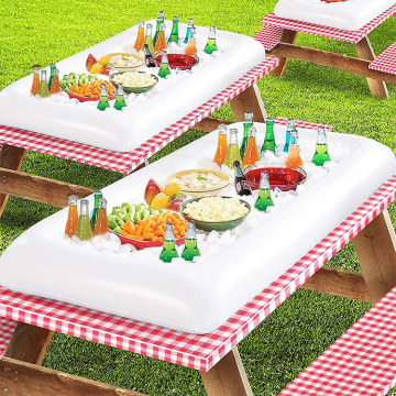 Portable PVC Inflatable Salad Bar dan Buffet Cooler