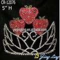 Bright Red Strawberry Custom Pageant Crowns