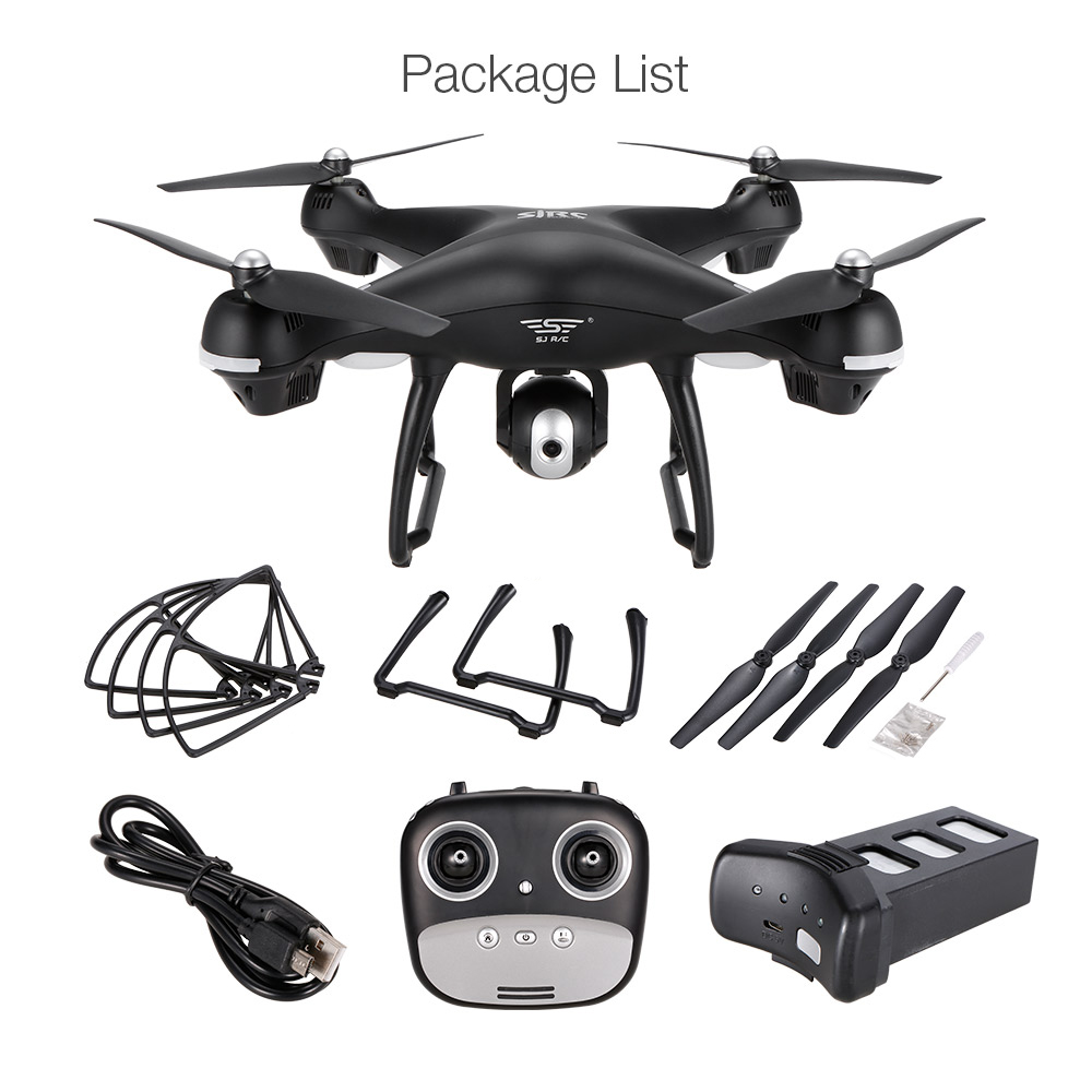 Hottest Drone S70W 2.4GHz GPS Professional Drone with Camera 720P Wifi FPV RC Drone Quadcopter Altitude Hold G-sensor
