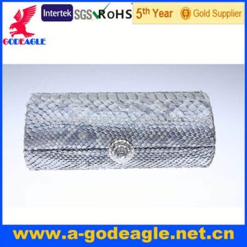 boa constrictor skin with korea crystals on button_G20233-096 unique purses clutches designer wallets