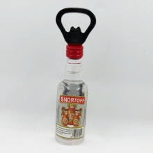 Shinny Gifts Factory Selling Bottle Shape Bottle Opener with Magnet Promotion Gift