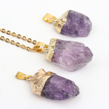 Natural Fashion Accessories Amethyst Pendant