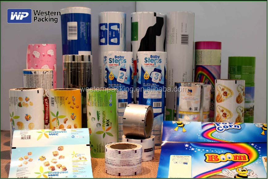 colored plastic film on roll /lamination all kinds of packaging film