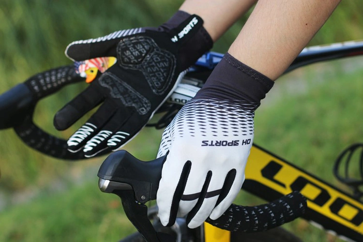 Wholesale Sunscreen Breathable Sweat-Absorbent Non-Slip Unisex Cycling Full-Finger Motorcycle Gloves