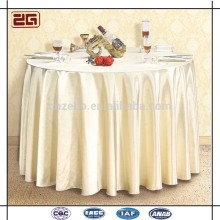 100% Polyester Plain Woven Fabric Banquet Used Round Linen Table Cloth                        
                                                Quality Choice