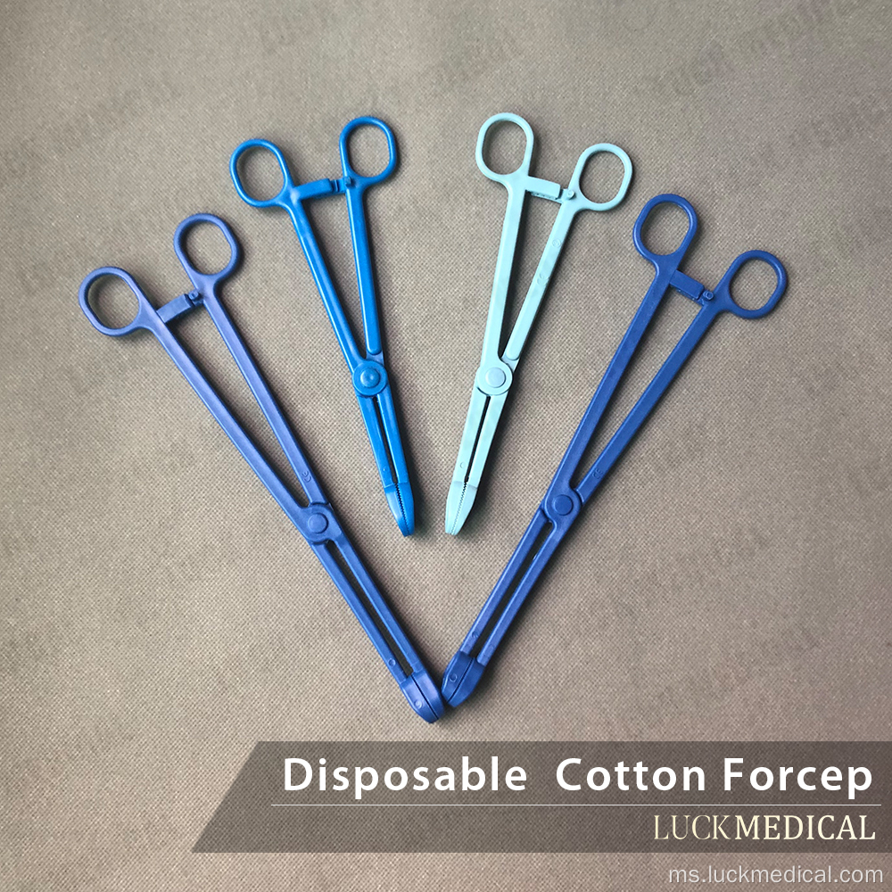 Forceps Cotton Forceps Plastik Pantasi Pincers Perubatan