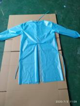 waterproof protective gown isolation gown with FDA and BP1670 test
