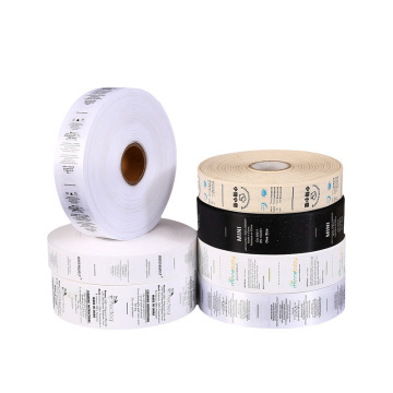 Custom Design Neck Collar Labels & Barcode Printing Labels for Clothing