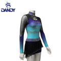 Custom cheer apparel dance team sexy sublimation cheer uniforms with rhinestones