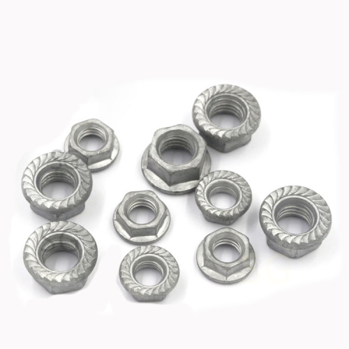 Hot Dip Galvanized Hexagon Flange Nuts DIN6923