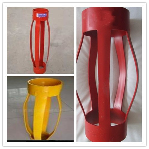 API 10D Casing Centralizer With Spiral Nail Stop collars, Hinged with Set Screws 7 5/8"