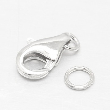 Shop Pandahall's Collection of 925 Sterling Silver Jump Rings and Lobster Claw Clasps
