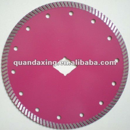 dry cutting turbo blade for hand-held cutter