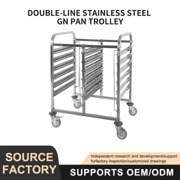 Stainless Steel Cooling Trolley for Kitchen
