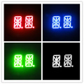 Optoelectronic multi color LED Display