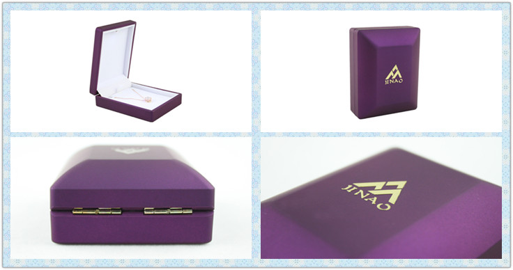 Caixa de joias pendente da moda flip top com LED Fashion flip top pendant jewelry box with LED