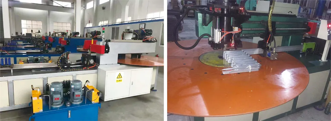 Aluminum Fins Evaporator Multiple Bends Pipe Bender with Rotation Worktable