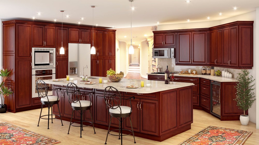 Kitchen cabinets new model modular customized kitchen cabinets solid wood luxury