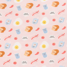 High Quality Cotton Interlock Knit Fabric for Baby Bibs and Blankets